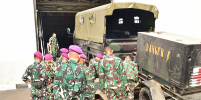 Bakti Marinir TNI AL Untuk Rakyat, Marinir Kembali Kirim Pasukan Dan Perlengkapan Kesehatan