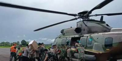 Bantuan Dilempar dari Heli, Pemerintah Diminta Jamin Bantuan Tidak Rusak 