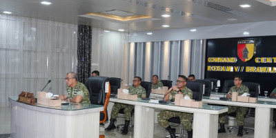 Dorong Penguatan Ekonomi Desa, Danrem 083/Bdj Ikuti Evaluasi Nasional Percepatan Pembangunan KDKMP