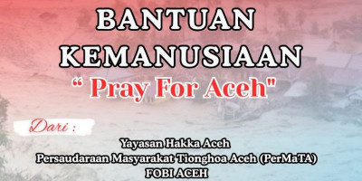 Yayasan Hakka Aceh Buka Donasi untuk Korban Banjir Bandang