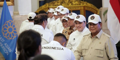Lepas Kontingen SEA Games 2025, Presiden Prabowo Janjikan Bonus  Rp 1Milyar bagi Peraih Emas  