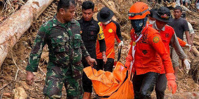 Tim SAR Gabungan Temukan Tiga Korban Banjir dan Longsor di Desa Bair, Tapteng