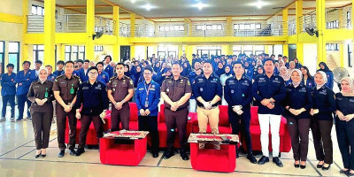 Kejari Kotabaru Gaungkan Semangat Antikorupsi Lewat Edukasi Publik di HAKORDIA 2025