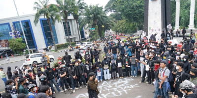 Aktivis Mahasiswa Pakuan Bogor Suarakan Anti Anarkis, Karena Disusupi Kelompok Anarko