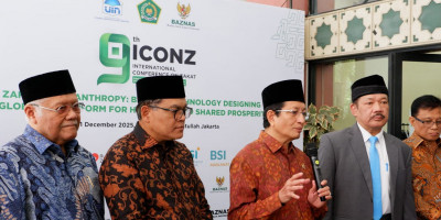 Menag Buka ICONZ ke-9, BAZNAS dan UIN Jakarta Komitmen Transformasi Zakat untuk Kemanusiaan dan Keadilan Sosial