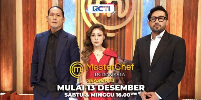 Formasi Baru! Chef Juna Ditemani Dua Juri Profesional di MasterChef Indonesia Season 13