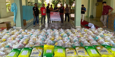 Relawan Hakka Aceh, FOBI, dan PerMaTA Salurkan 400 Paket Bantuan di Lhoksukon