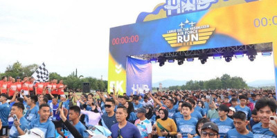 Ribuan Pelari Meriahkan Lanud Sultan Hasanuddin Air Force Run 2025