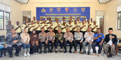 Pelatihan Satpam Gada Pratama Angkatan VI 2025 Resmi Ditutup di Merauke