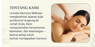 Limolas Harmony Wellness Hadirkan Layanan Pijat Profesional ke Rumah