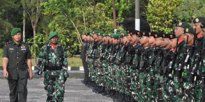 Peringati Hari Juang  Ke-80 TNI AD, Kasdim 1710/Mimika Bacakan Amanat Kasad