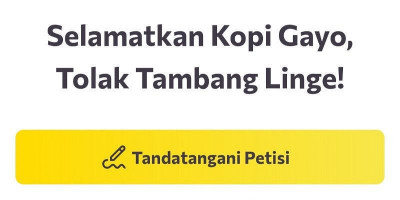 Belasan Ribu Warga Aceh dalam dan luar negeri  Bersatu Tolak Tambang Emas Linge