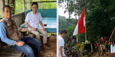 James Riady Kunjungi Situs Gunung Padang, Telusuri 'Hidden Gem' Cianjur