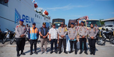 MV Egon Sandar di Krueng Geukueh, Polri Perkuat Bantuan Kemanusiaan Aceh