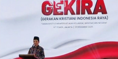 Menteri Agama Bicara Damai Kristus di HUT ke-17 GEKIRA