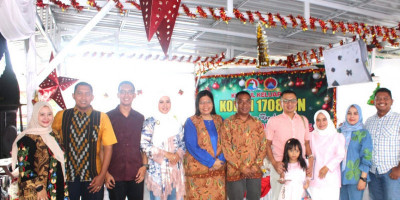 Kodim 1708/BN Perkuat Silaturahmi Lewat Kumpul Keluarga Natal