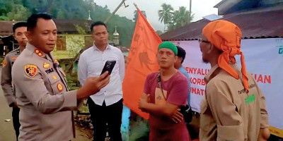 Kapolres Tapsel Sambangi Batang Toru, Posko TRAMP Disorot, 100 Huntara Disiapkan