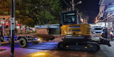 Bencana Belum Usai, Excavator Bantuan Meluncur ke Aceh Utara