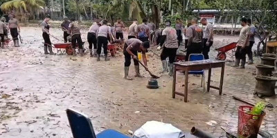 Polri Pastikan Sekolah di Aceh Utara Siap Digunakan 