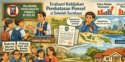 Evaluasi Kebijakan Pembatasan Ponsel di Sekolah Surabaya