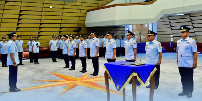 Kasau Pimpin Sertijab Koorsahli dan Empat Jabatan Strategis TNI AU