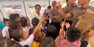 Brimob Polda Sumut Dukung Pemulihan Pendidikan Pascabencana di Tapteng