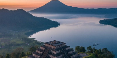 Bikin Merinding! Dugaan Bangunan Purba Raksasa di Sekitar Danau Toba