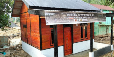 Di Tengah Puing dan Harapan, Relawan TRAMP Bangun Hunian untuk Warga Garoga