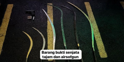 Dini Hari Mencekam, Polisi Gagalkan Tawuran Empat Remaja Pademangan