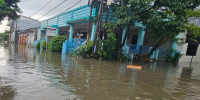 Kompleks Perumahan Harapan Indah Kembali Dilanda Banjir