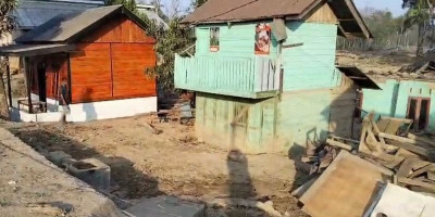 Dua Bulan Pascabanjir Garoga, Relawan TRAMP Terus Bangun Hunian Sementara