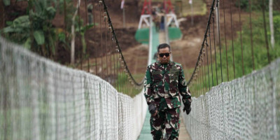 Rampung 100 Persen, Jembatan Gantung Garuda di Malang Perkuat Konektivitas Antar Desa