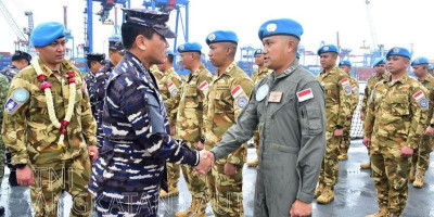 KRI Sultan Iskandar Muda Kembali Pulang dari Misi PBB Lebanon