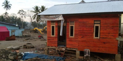 Huntara Tahap II Rampung, TRAMP Fokus Air Bersih dan Pemulihan Lingkungan