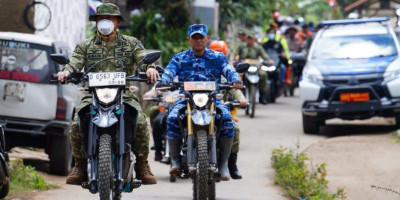 Panglima TNI Tinjau Lokasi Longsor Cisarua