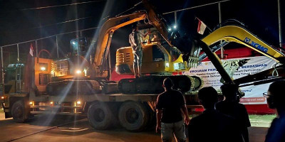 Dua Unit Excavator Tiba di Geunting, Besok Mulai Eksekusi Lumpur