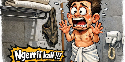 Misteri Celana Dalam Hilang, Malamnya Kembali di Gantungan Kamar Mandi