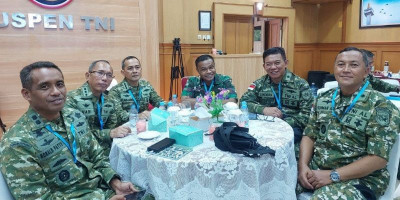 Kadispen Kodaeral IV Batam Hadiri Rakornispen TNI 2026 di Cilangkap