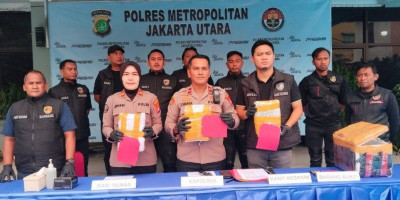Polsek Pademangan Sita Lebih dari 3 Kilogram Ganja