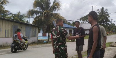 Bangkitkan Kepedulian Generasi Muda, Babinsa Ajak Pemuda Jaga Keamanan dan Jauhi Miras