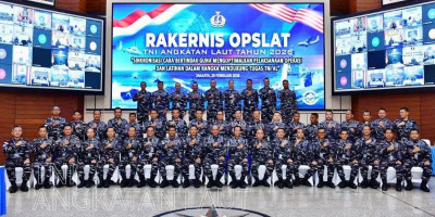 Rakernis Opslat 2026 Digelar, TNI AL Perkuat Sinkronisasi Operasi