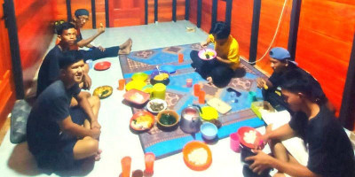 TRAMP-FMMB Gelar Buka Puasa Bersama di Huntara Desa Garoga