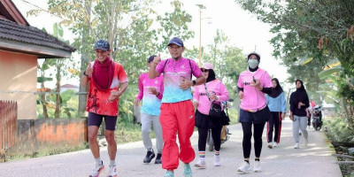 PT Pertamina Hulu Sanga Sanga Ajak 6.000 Warga Jalan Santai, Perkuat Sinergi Energi di Muara Jawa