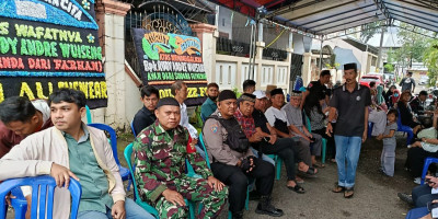 Bhabinkamtibmas Polsek Tamalate Melayat ke Warga Binaanya Yang Meninggal Dunia