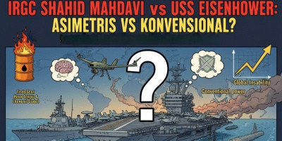 IRGC Shahid Mahdavi Lawan Kapal Induk Amerika, Ibarat David dan Goliath