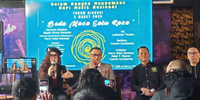 Wamenbud Giring Dorong Sinergi Musik Nasional Jelang Hari Musik