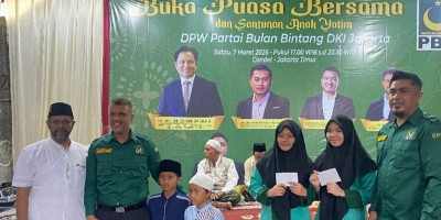 PBB DKI Jakarta Santunan Yatim di Acara Buka Puasa Bersama 