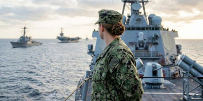 Ratusan Wanita di Armada Laut Amerika Siap Tempur Lawan Iran