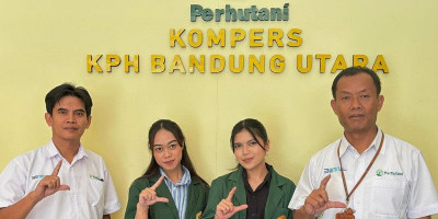 Mahasiswi Universitas Pasundan Jalani PKL di Perhutani KPH Bandung Utara