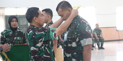 Wadan Pusterad Pimpin Upacara Penutupan Pembekalan Danrem